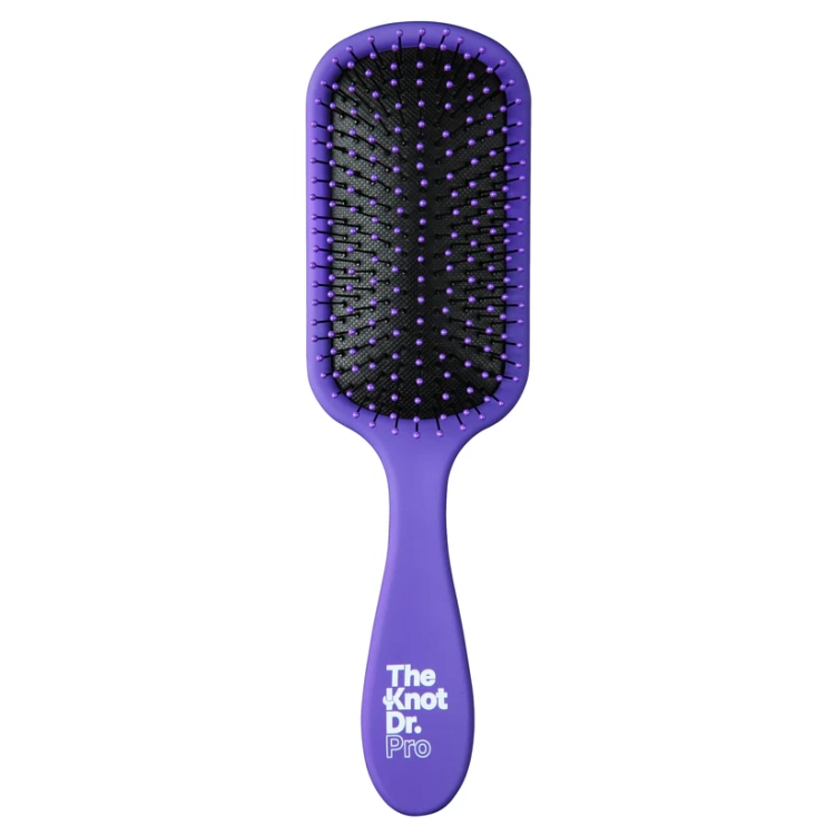 The Knot Dr. The Pro Brite Purple – profesjonalna fioletowa szczotka do rozczesywania włosów o wysokim połysku