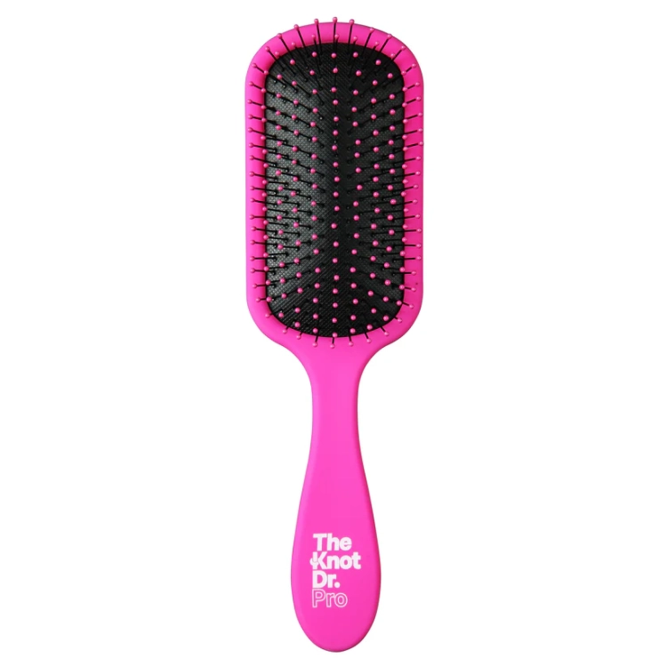 The Knot Dr. The Pro Brite Pink – profesjonalna różowa szczotka do rozczesywania włosów o wysokim połysku