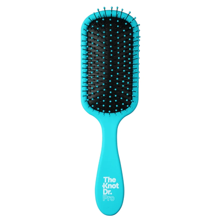 The Knot Dr. The Pro Brite Blue – profesjonalna niebieska szczotka do rozczesywania włosów o wysokim połysku