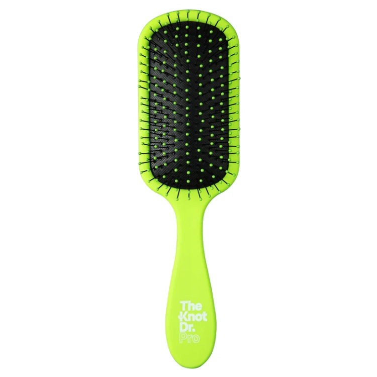 The Knot Dr. The Pro Brite Green – profesjonalna zielona szczotka do rozczesywania włosów o wysokim połysku