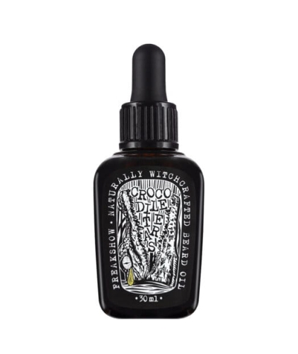 Pan Drwal Freak Show Crocodile Tears olejek do brody nawilżający o zapachu karaibskiego rumu i bazylii 30ml