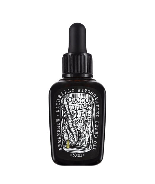 Pan Drwal Freak Show Crocodile Tears olejek do brody nawilżający o zapachu karaibskiego rumu i bazylii 30ml