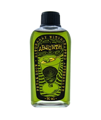Pan Drwal Freak Show Absinth profesjonalna łagodząca woda po goleniu o zapachu piołunu i absyntu 90ml