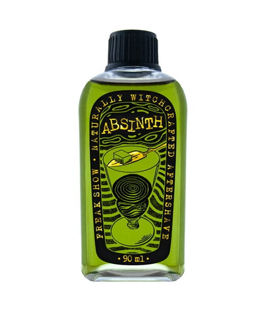 Pan Drwal Freak Show Absinth profesjonalna łagodząca woda po goleniu o zapachu piołunu i absyntu 90ml