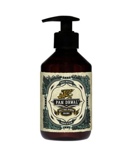 Pan Drwal Original profesjonalny naturalny szampon do włosów nawilżenie i wzmocnienie o zapachu klasycznym 250ml