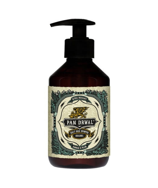 Pan Drwal Original profesjonalny naturalny szampon do włosów nawilżenie i wzmocnienie o zapachu klasycznym 250ml