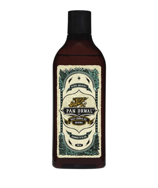 Pan Drwal Original profesjonalny naturalny żel pod prysznic do ciała o zapachu klasycznej wody kolońskiej 400ml