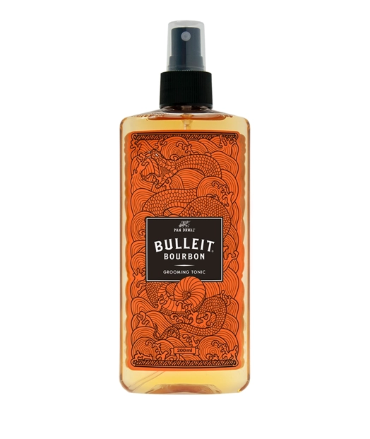 Pan Drwal Bulleit Bourbon Grooming Tonic prestiżowy tonik do układania włosów prestylizator ochrona termiczna 200ml