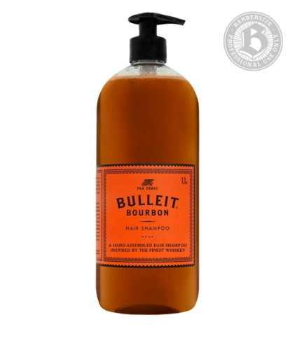 Pan Drwal x Bulleit Bourbon rzemieślniczy szampon do włosów o zapachu amerykańskiej whisky barberska butelka XXL 1000ml