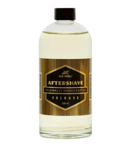 Pan Drwal Cologne Aftershave profesjonalna woda po goleniu o zapachu klasycznej wody kolońskiej barbersize 400ml