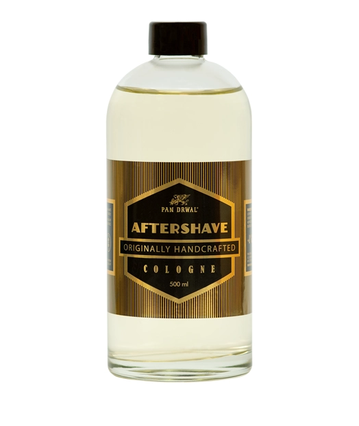 Pan Drwal Cologne Aftershave profesjonalna woda po goleniu o zapachu klasycznej wody kolońskiej barbersize 400ml