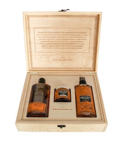 Pan Drwal x Bulleit Bourbon Hair Kit Old Fashioned limitowany męski zestaw do włosów szampon 250ml i pomada wodna 150g
