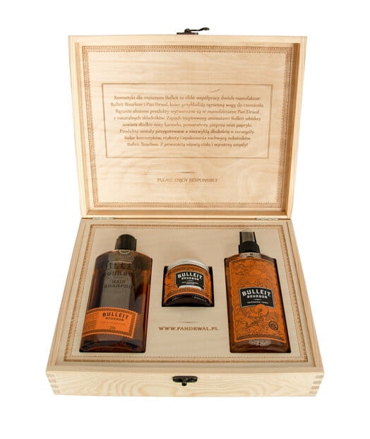 Pan Drwal x Bulleit Bourbon Hair Kit Old Fashioned limitowany męski zestaw do włosów szampon 250ml i pomada wodna 150g