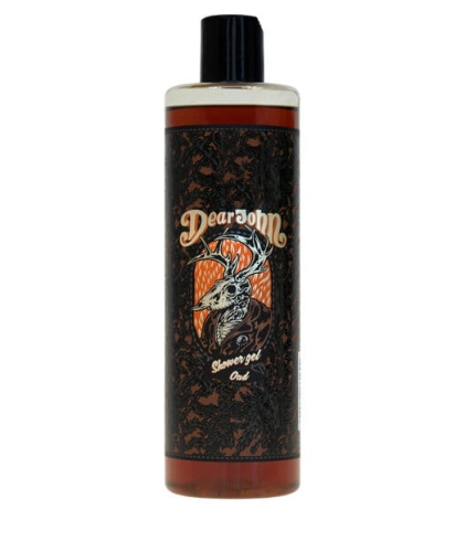 Pan Drwal Dear John Oud profesjonalny męski żel pod prysznic o zapachu drewna agarowego i nut ozonowych 400ml