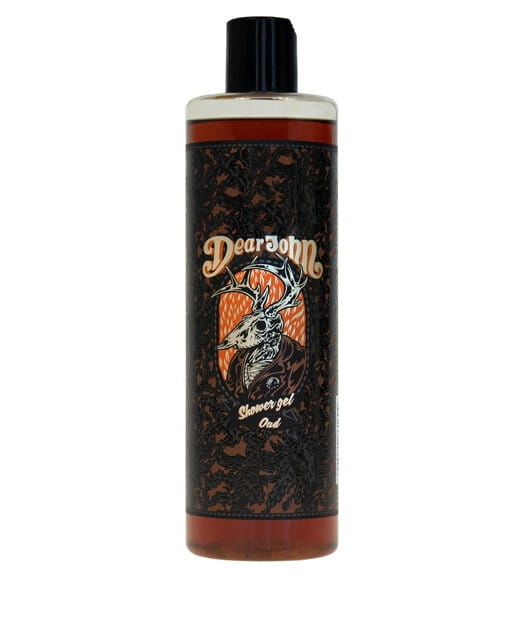 Pan Drwal Dear John Oud profesjonalny męski żel pod prysznic o zapachu drewna agarowego i nut ozonowych 400ml