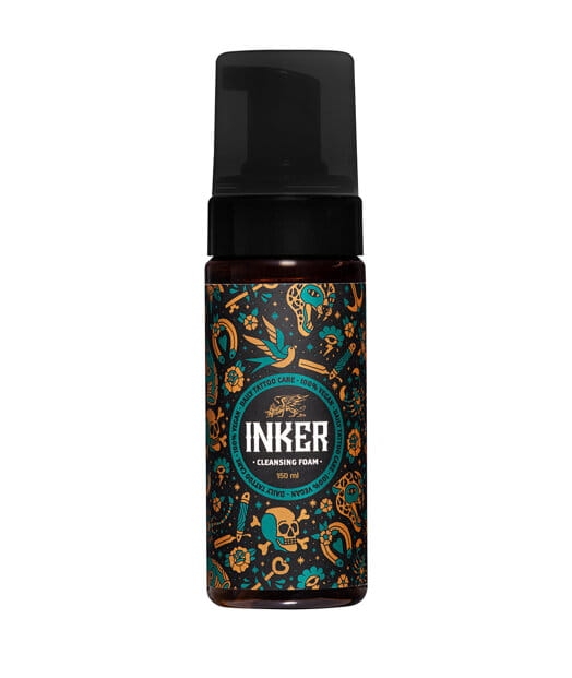Pan Drwal Inker Tattoo Cleansing Foam profesjonalne dermo-oczyszczające mydło w piance do tatuażu 150ml