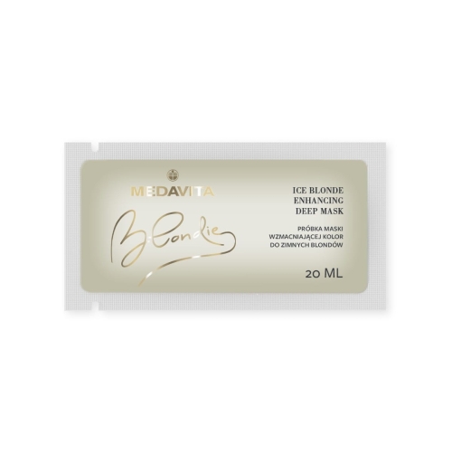 Medavita Choice Blondie Ice Blonde Enhancing Deep Mask – chłodząca maska do odcieni lodowy blond 20ml próbka