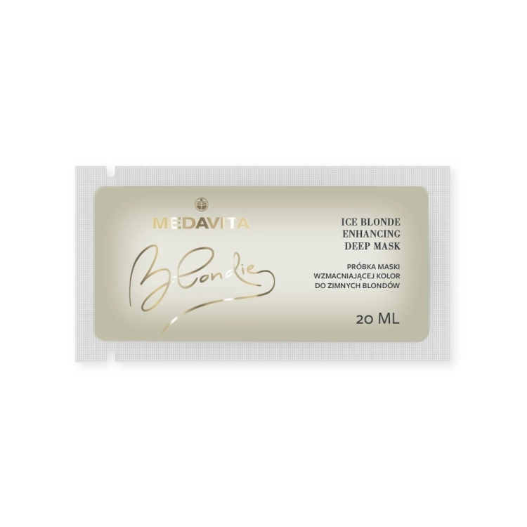 Medavita Choice Blondie Ice Blonde Enhancing Deep Mask – chłodząca maska do odcieni lodowy blond 20ml próbka