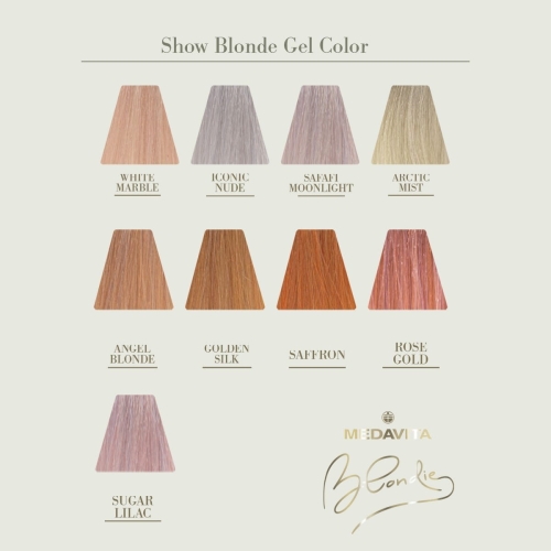 Medavita Choice Blondie Show Blonde Gel Color Iconic Nude – beżowo-neutralny żel tonujący do włosów blond 100ml