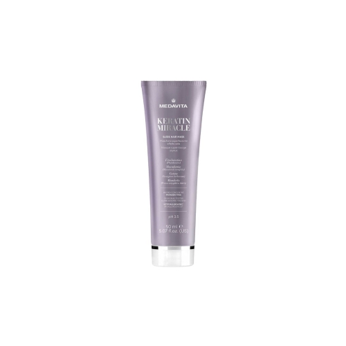 Medavita Keratin Miracle Sleek Hair Mask – ultra-wygładzająca maska keratynowa z efektem jedwabiu 50ml