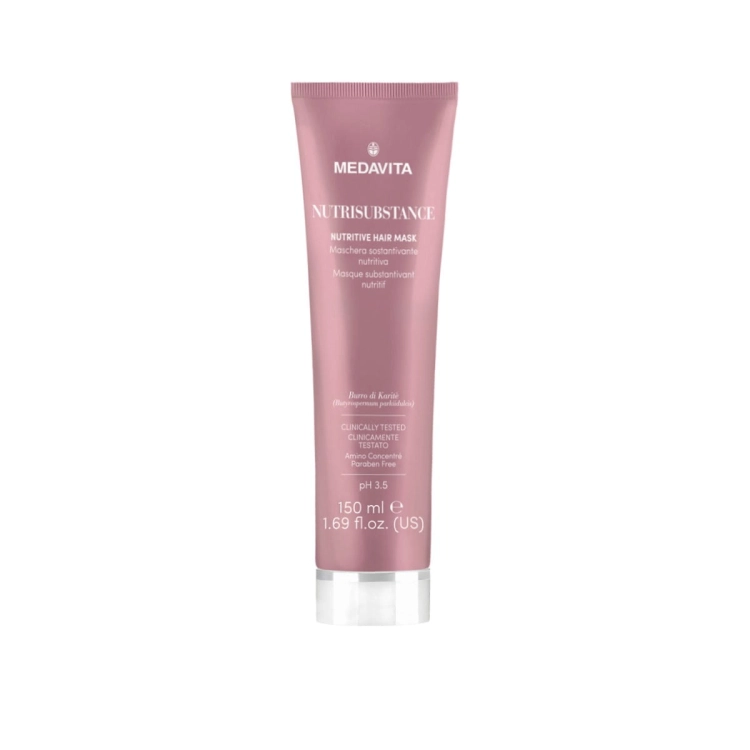 Medavita Nutrisubstance Nutritive Hair Mask – głęboko odżywcza i nawilżająca maska do włosów suchych i zniszczonych 150ml
