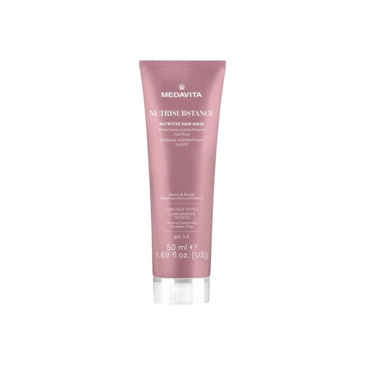 Medavita Nutrisubstance Nutritive Hair Mask – głęboko odżywcza i nawilżająca maska do włosów suchych 50ml (Travel Size)