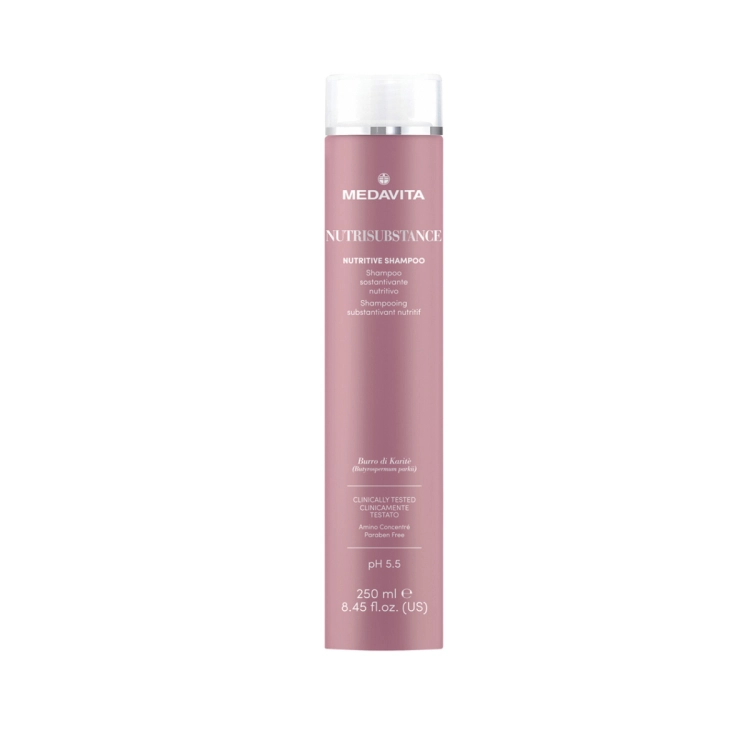 Medavita Nutrisubstance Nutritive Shampoo – profesjonalny szampon odżywczo-nawilżający do włosów suchych 250ml