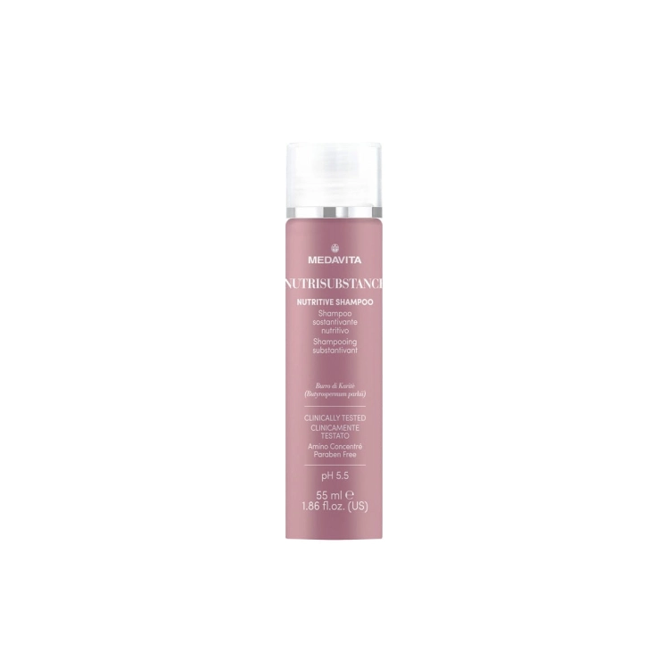 Medavita Nutrisubstance Nutritive Shampoo – profesjonalny szampon odżywczo-nawilżający do włosów suchych 55ml (Travel Size)