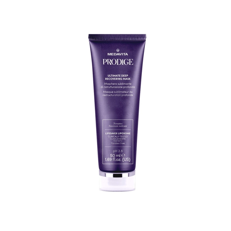 Medavita Prodige Ultimate Deep Recovering Mask profesjonalna maska głęboko odbudowująca i regenerująca pH 2.8 50ml