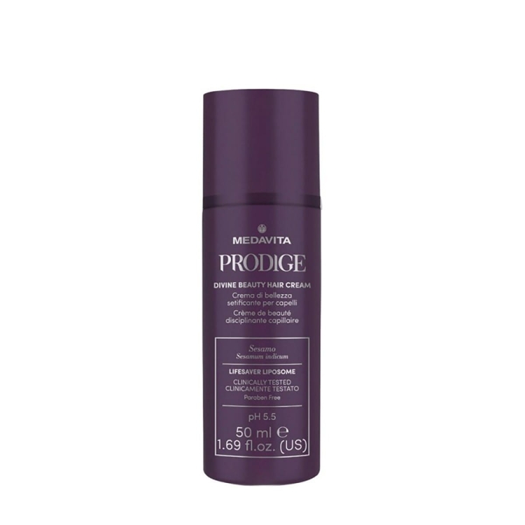 Medavita Prodige Divine Beauty Hair Cream luksusowy krem głęboko regenerujący i odbudowujący do włosów zniszczonych wersja podróżna 50ml