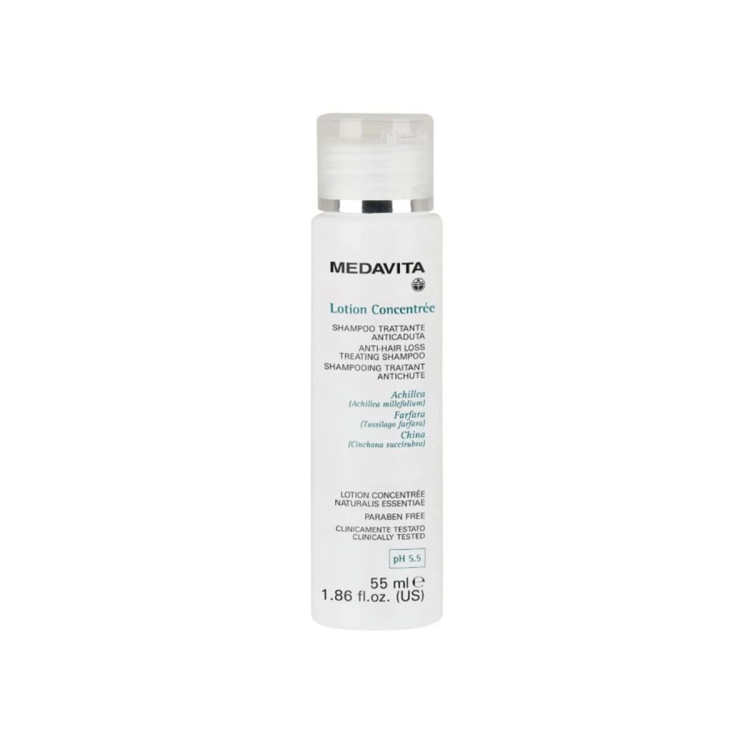 Medavita Lotion Concentrée Shampoo Trattante Anticaduta – profesjonalny szampon przeciw wypadaniu włosów 55ml