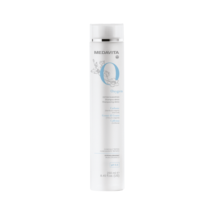 Medavita Oxygen Detox Shampoo profesjonalny szampon detoksykujący i głęboko oczyszczający do każdego rodzaju włosów 250ml