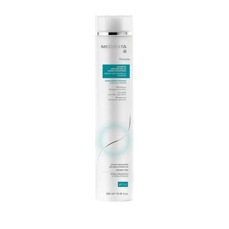 Medavita Puroxine Shampoo Instant Anti-Dandruff profesjonalny szampon przeciwłupieżowy 250ml