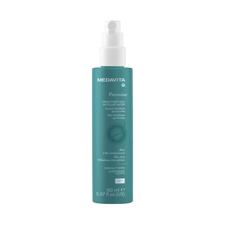 Medavita Puroxine Fresh Purifying Micellar Water – oczyszczająca woda micelarna do skóry głowy 150ml