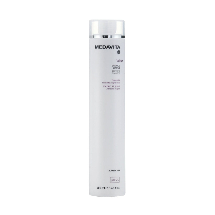 Medavita Velour shampoo lenitivo szampon łagodzący do wrażliwej skóry głowy 250ml