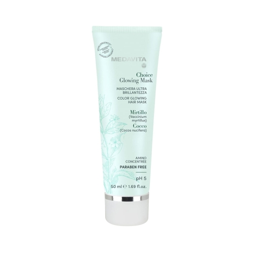 Medavita Choice Color Glowing Mask – rozświetlająca maska ochronna do włosów farbowanych i naturalnych 50ml