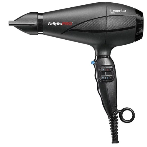 BaByliss PRO Levante HQ BAB6950IE – profesjonalna suszarka do włosów z jonizacją czarna 2100W
