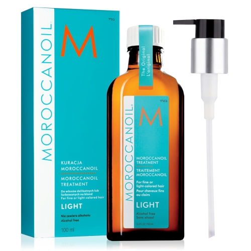 Moroccanoil Treatment Light – lekka kuracja olejkowa do włosów cienkich i jasnych 100ml
