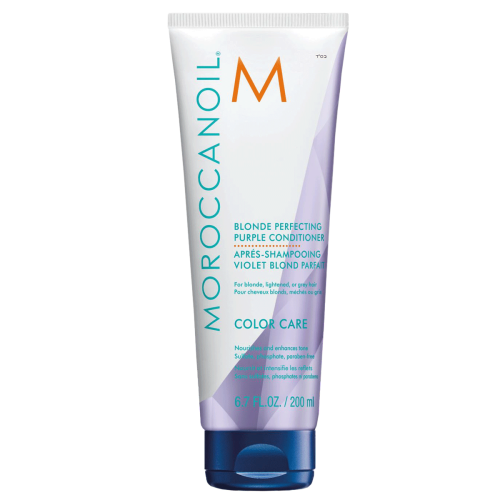 Moroccanoil Blonde Perfecting Purple Conditioner – fioletowa odżywka tonująca do włosów blond i siwych 200ml