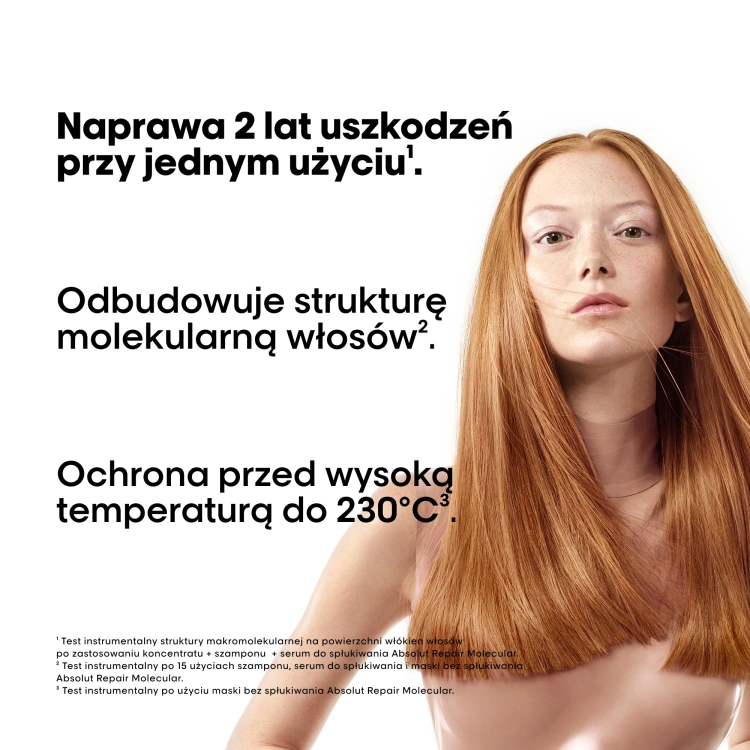 L'Oréal Professionnel Serie Expert Absolut Repair Molecular maska bez spłukiwania termoochronna 100ml