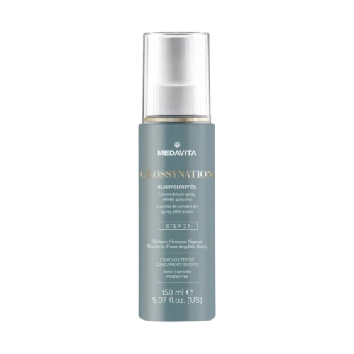 MEDAVITA Glossynation Szklisty Błyszczący Olejek do Laminowania Włosów 150ml