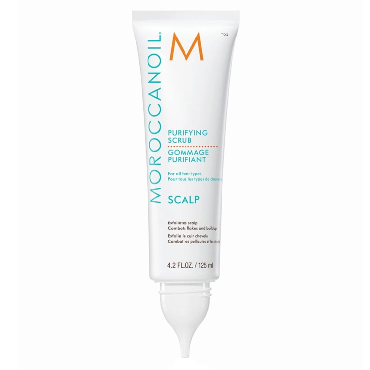 Moroccanoil Scalp Purifying Scrub 125 ml – oczyszczający peeling do skóry głowy do wszystkich rodzajów włosów
