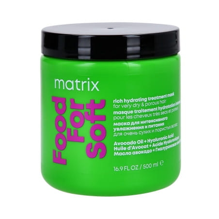 Matrix Food For Soft Rich Hydrating Treatment Mask nawilżająca maska do włosów suchych XXL 500ml