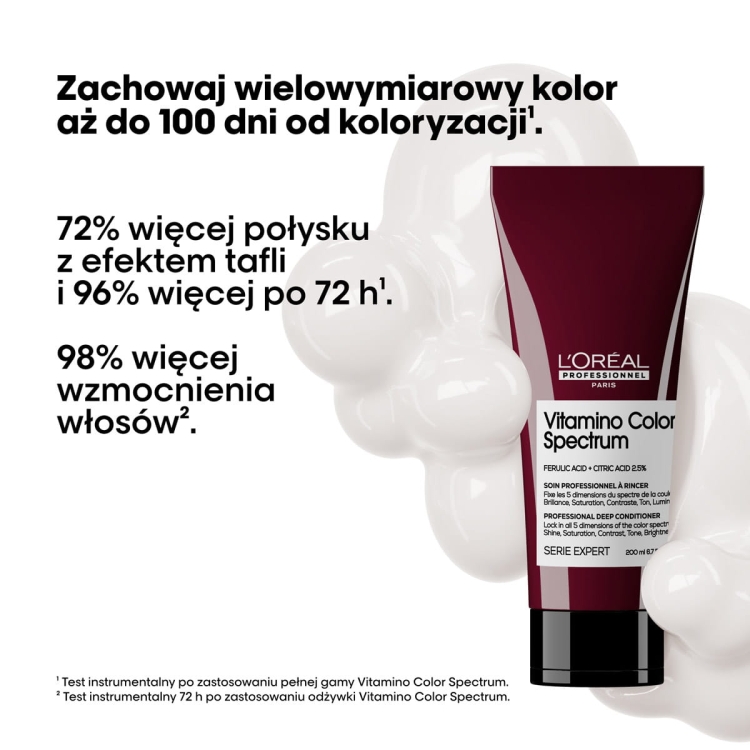 L'Oréal Professionnel Vitamino Color Spectrum odżywka 200 ml – odżywka do włosów farbowanych podkreślająca kolor
