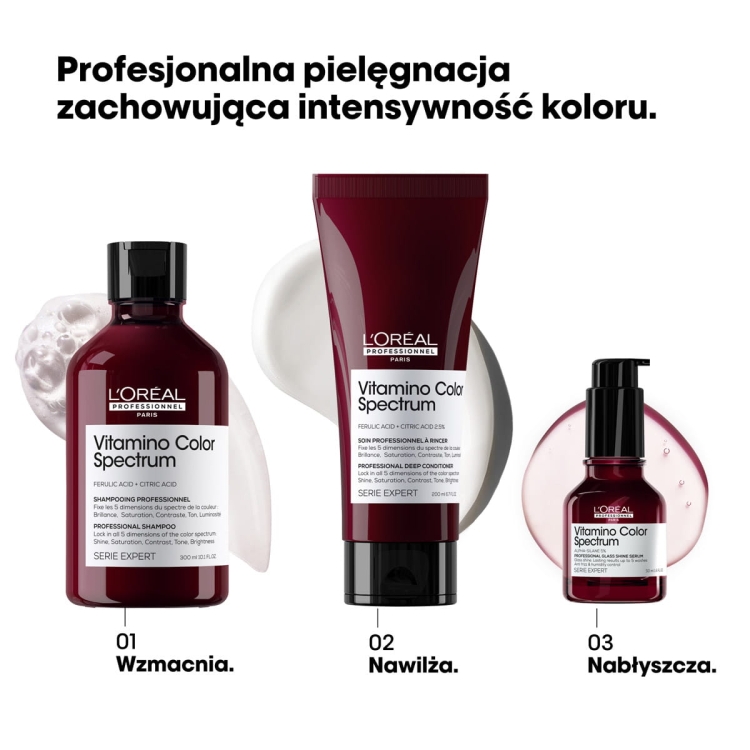 L'Oréal Professionnel Vitamino Color Spectrum odżywka 200 ml – odżywka do włosów farbowanych podkreślająca kolor