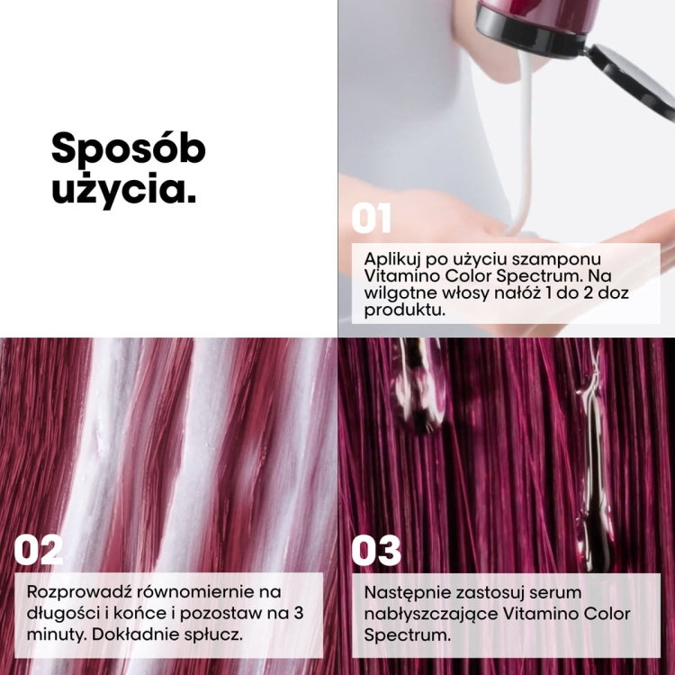 L'Oréal Professionnel Vitamino Color Spectrum odżywka 200 ml – odżywka do włosów farbowanych podkreślająca kolor