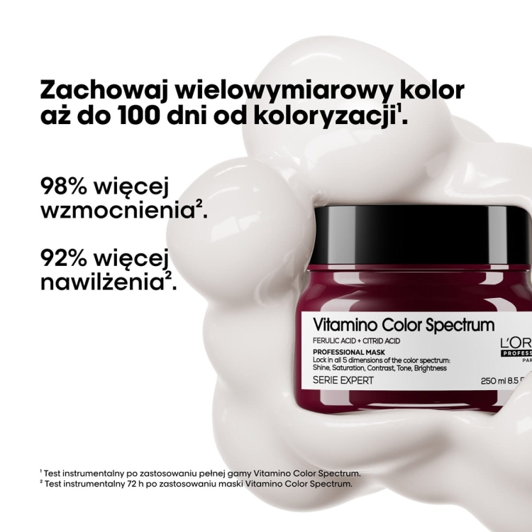 L’Oréal Professionnel Vitamino Color Spectrum Maska do Włosów Farbowanych 250 ml Ochrona Koloru i Połysk