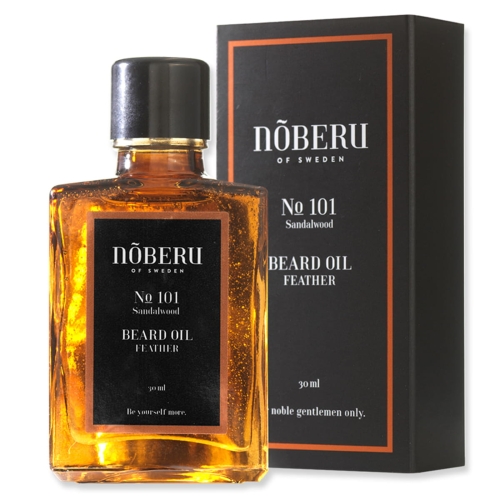 Nõberu Beard Oil Sandalwood 30ml – lekki olejek do brody nawilżający i wygładzający