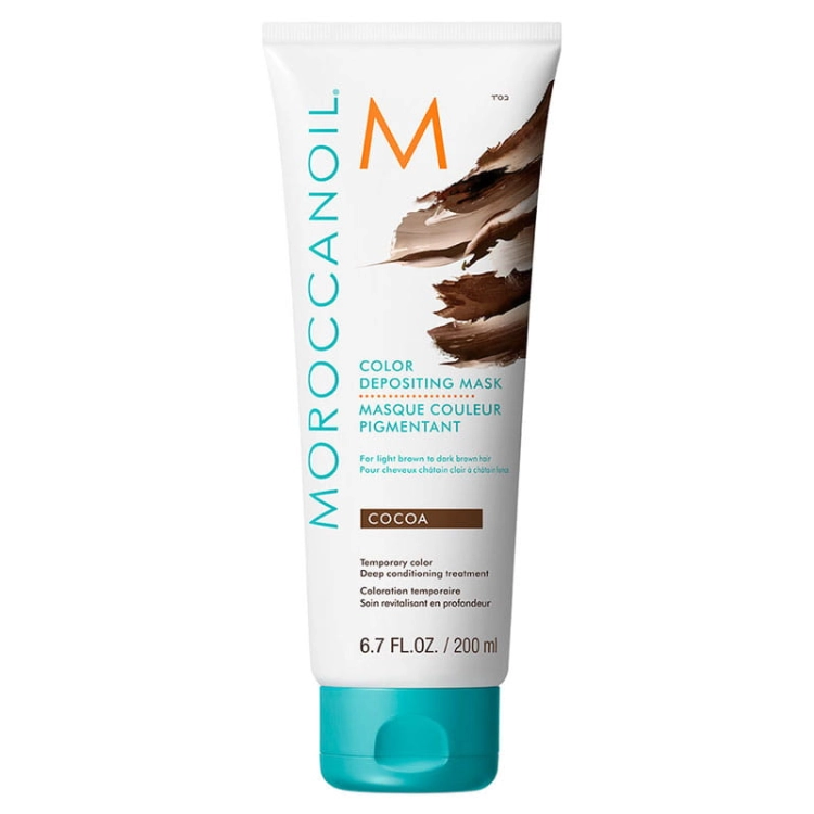 Moroccanoil Color Depositing Mask Cocoa – maska odżywczo-koloryzująca odcień kakao / bogaty brąz 200ml