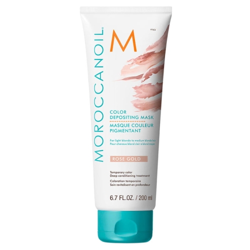 Moroccanoil Color Depositing Mask Rose Gold – maska odżywczo-koloryzująca odcień różowego złota 200ml